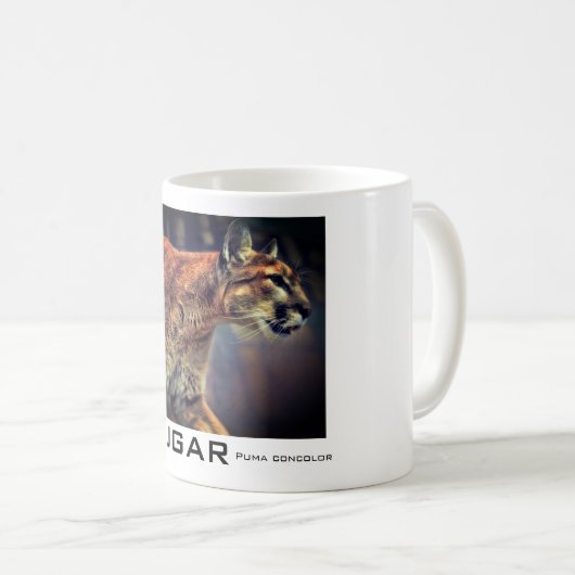 COUGAR：Classic Mug Kaffeetasse (VorderseiteRechts)
