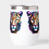Cougar Color Splash Abstrakt Art (Rechts)