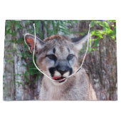 Cougar Cub Große Geschenktasche Geschenktüte (Vorderseite)