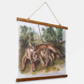 Cougar Duo Wandteppich Mit Holzrahmen (Gewinkelt)
