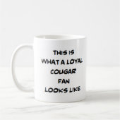 Cougar-Fan, treu Kaffeetasse (Links)