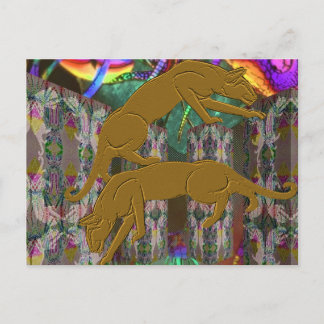 Cougar Fantasy Postcard Postkarte