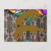 Cougar Fantasy Postcard Postkarte (Vorderseite)