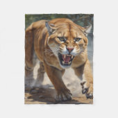 Cougar Fleecedecke (Vorderseite)