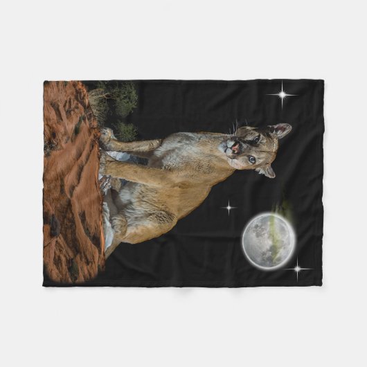 Cougar Fleecedecke (Vorderseite (Horizontal))
