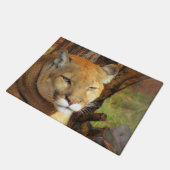 Cougar / Florida Panther / Puma Doormat Fußmatte (Schrägansicht)