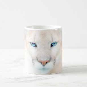 Cougar-Gesichts-Tier-Kaffee-Tasse Kaffeetasse