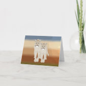 Cougar Greeting Card Feiertagskarte (Vorderseite)
