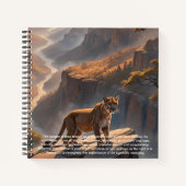 Cougar Hardcover-Notebook Notizblock (Vorderseite)