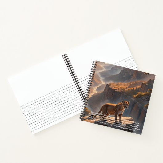 Cougar Hardcover-Notebook Notizblock (Innenseite)