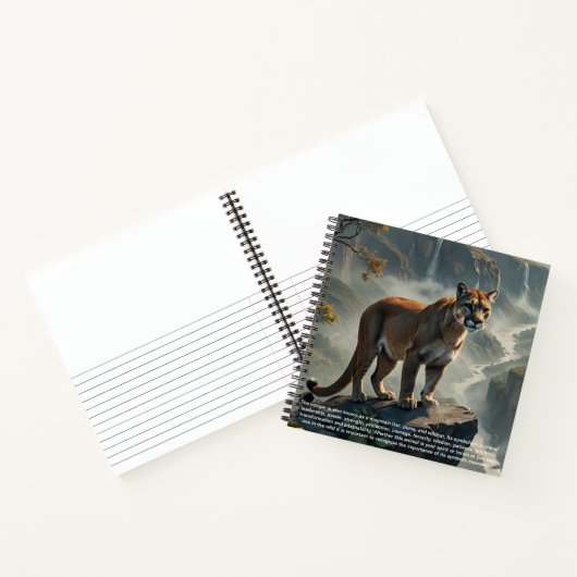 Cougar Hardcover Notizblock (Innenseite)