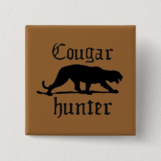 COUGAR HUNTER BUTTON (Vorderseite)