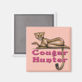 Cougar Hunter Magnet (Vorderseite/Rückseite)