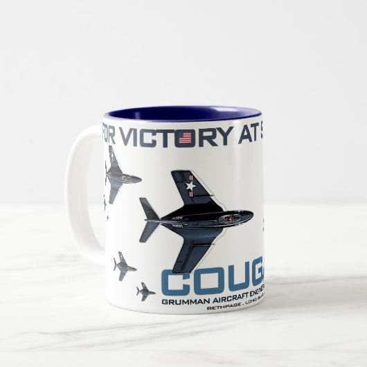 COUGAR II ZWEIFARBIGE TASSE (Vorderseite Links)