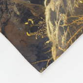 Cougar im Mondlicht Wildlife Art Fleecedecke (Ecke)