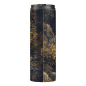 Cougar im Mondlicht Wildlife Art Thermosbecher (Rückseite)