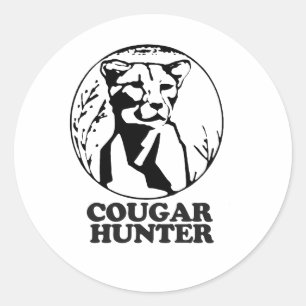 COUGAR JÄGER 2 RUNDER AUFKLEBER