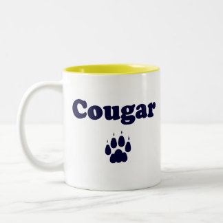 Cougar-Kaffee-Tasse Zweifarbige Tasse