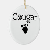 Cougar Keramik Ornament (Rechts)