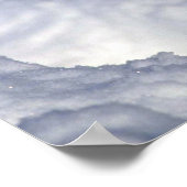 Cougar-kleiner Schnee Poster (Ecke)