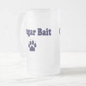 Cougar-Köder-Bier-Tasse Mattglas Bierglas (Vorderseite Links)
