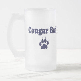 Cougar-Köder-Bier-Tasse Mattglas Bierglas