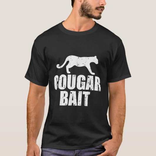 Cougar Köder Lustiges Geschenk Cougar Jagd Angeln T-Shirt (Vorderseite)