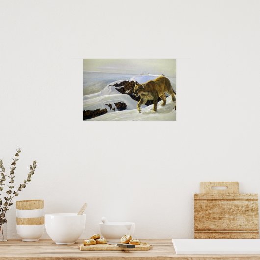 Cougar-Land Poster (Küche)