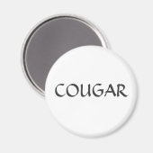 Cougar Magnet (Vorderseite/Rückseite)