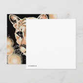 Cougar Mountain Lion Art Feiertagskarte (Vorne/Hinten)