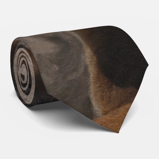 Cougar Mountain Lion Big Cat Art Design Krawatte (Gerollt)