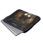 Cougar Mountain Lion Big Cat Art Design Laptopschutzhülle (Vorne Knopf)
