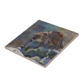 Cougar Mountain Lion Big Cat Malerei 5 Fliese (Seite)