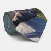 Cougar Mountain Lion Big Cat Painting IV Krawatte (Gerollt)