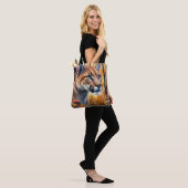 Cougar Mountain Lion Herbst Kunst Tasche (Am Model)