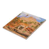Cougar Mountain Lion im Zion Nationalpark Fliese (Seite)