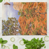 Cougar Mountain Lion im Zion Nationalpark Geschirrtuch (Gefaltet)