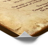 Cougar Mountain Lion Native American Wisdom Poster (Ecke)