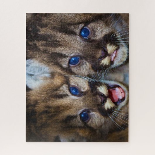 Cougar Mountain Lion. Puzzle (Vertikal)