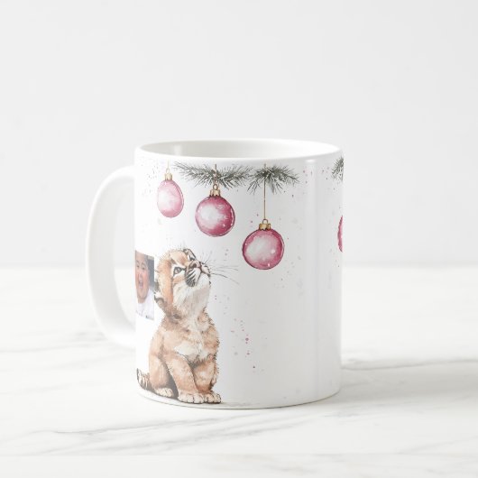 Cougar mugs 11oz matte ceramic mug kaffeetasse (Vorderseite Links)