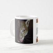 Cougar Night Kaffeetasse (Vorderseite Links)
