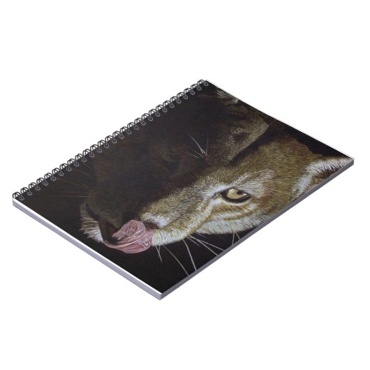 Cougar Night Notizblock (Linke Seite)