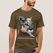 Cougar oder Mountain Lion oder Puma T Shirt (Vorderseite)