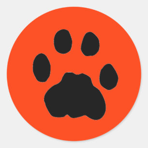 COUGAR PAW DRUCKEN RUNDER AUFKLEBER