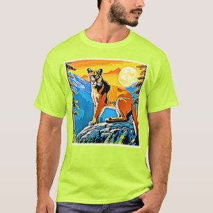 Cougar Peak: Mountain Majestät Art T-Shirt