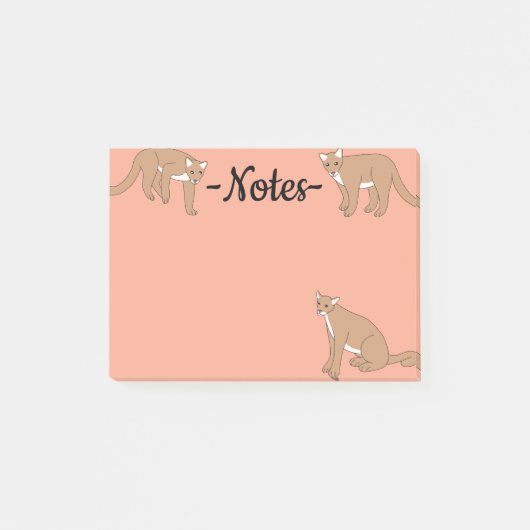 Cougar Post-it Klebezettel (Vorderseite)