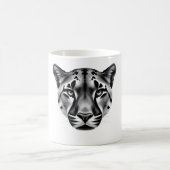 Cougar Power Black & White T - Shirt Kaffeetasse (Mittel)