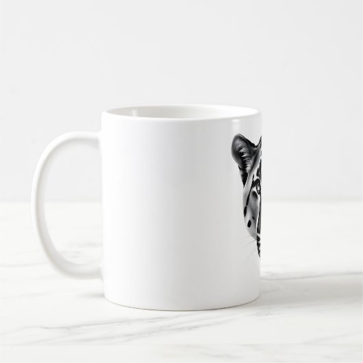 Cougar Power Black & White T - Shirt Kaffeetasse (Links)