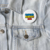 Cougar Pubertät 2026 Retro Menopause Humor Lustig Button (Beispiel)