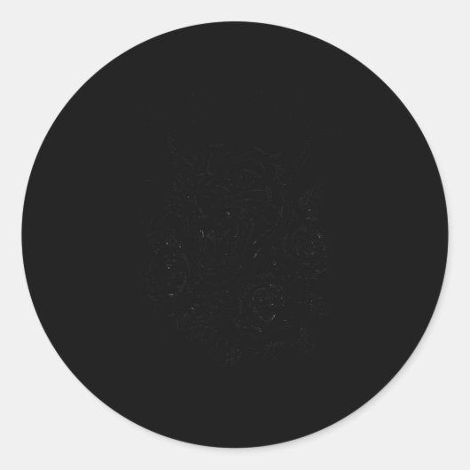 Cougar Puberty Funny Menopause Perimenopause  Runder Aufkleber (Vorderseite)